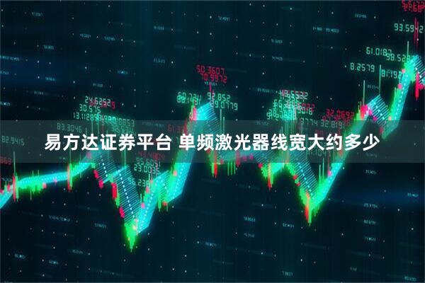 易方达证券平台 单频激光器线宽大约多少